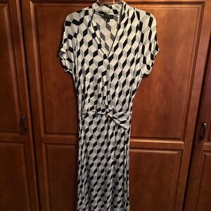 Banana Republic Beautiful Patterned Midi Dress Size M